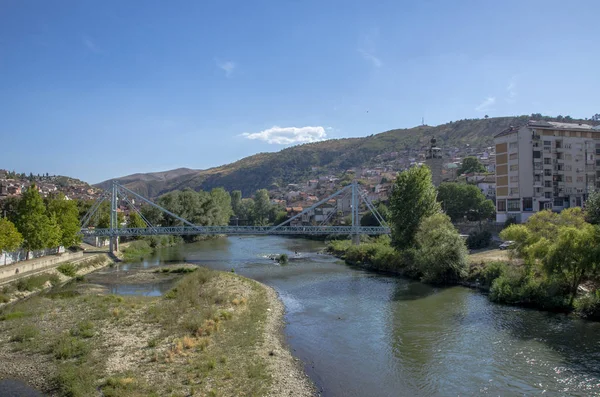 Vardar River Veles Stad Makedonien — Stockfoto