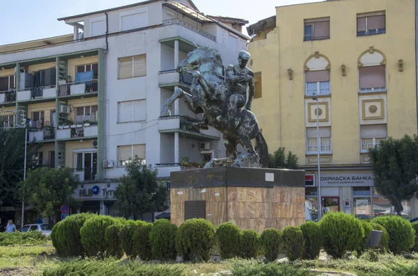 Monument Veles Makedonia – stockfoto