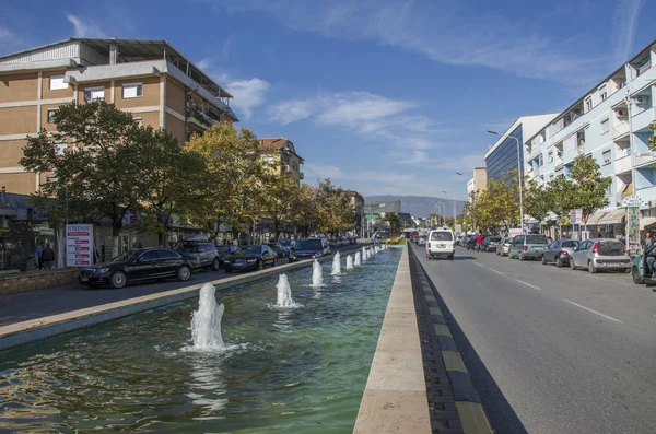 Strumica, Macedonia - centro de la ciudad — Foto de Stock