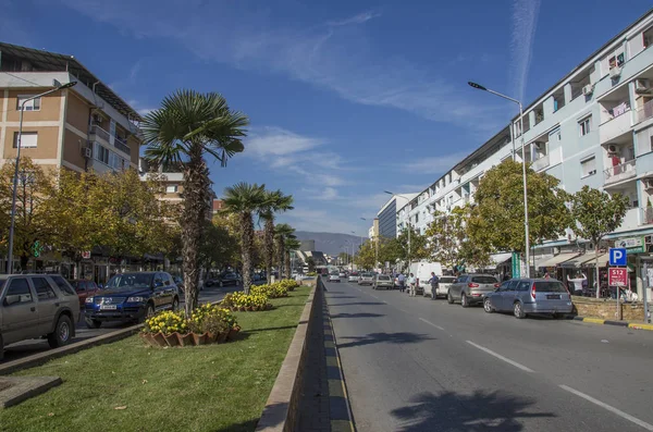 Strumica, Macedonia - centro de la ciudad — Foto de Stock