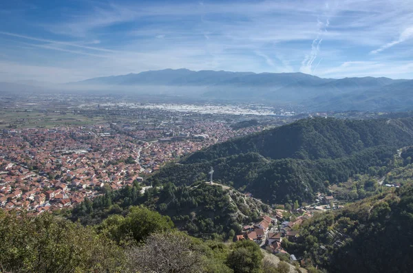 Strumica Macedonia Panorama Desde Fortaleza — Foto de Stock