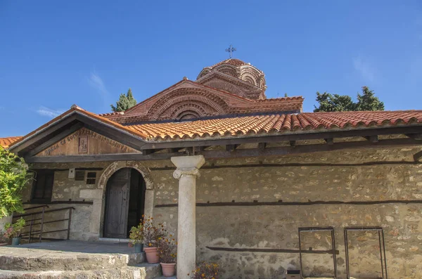 Heilige Mary Peryvleptos - Ohrid, Macedonië - St. Clemens — Stockfoto