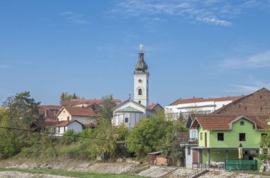 Kilise kulesi - Knjaevac şehir - Zajear Bölge - Doğu Sırbistan 