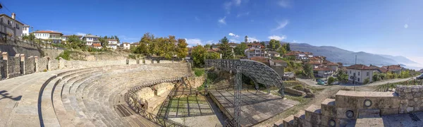 Ohrid Macedonia Anfiteatro Romano — Foto de Stock