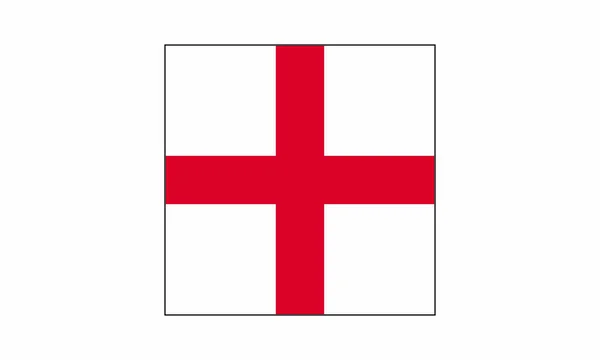 Piktogram - İngiltere bayrağı küp Meydanı düz tasarım - nesne, simge, simge