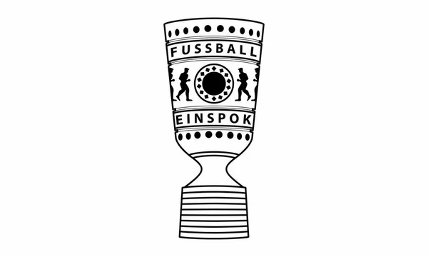 Pictogram - German Cup Trophy - Vektor - Deutscher Fussball Pokal