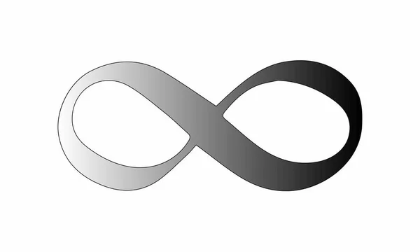 Пиктограмма - символ бесконечности, вечности, бездны, вечности - Объект, икона, вечность — стоковое фото