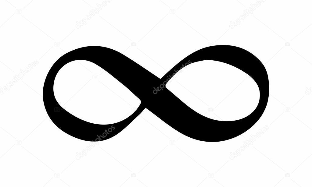 Pictogram - Infinity symbol, Forever, Abyss, Endlessness, Everlastingness - Object, Icon, Symbol