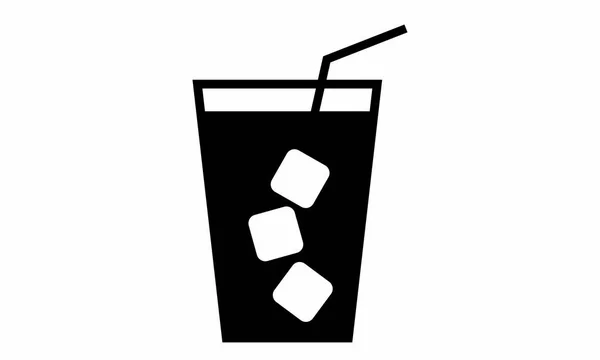 Pictogram - Cocktail, Cocktail glass - Object, pictogram, symbool — Stockfoto