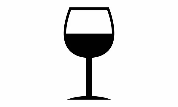 ピクトグラム - ワイン ・赤ワイン グラス、- オブジェクト、アイコン、シンボル — ストック写真
