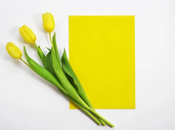 Masaya çiçek. Yazıt için bir yer