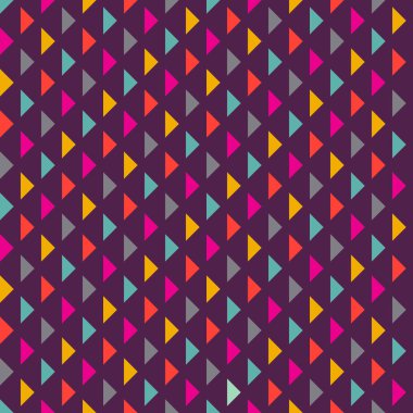 Soyut renkli mozaik. Dikişsiz desen vektör geometrik şekiller