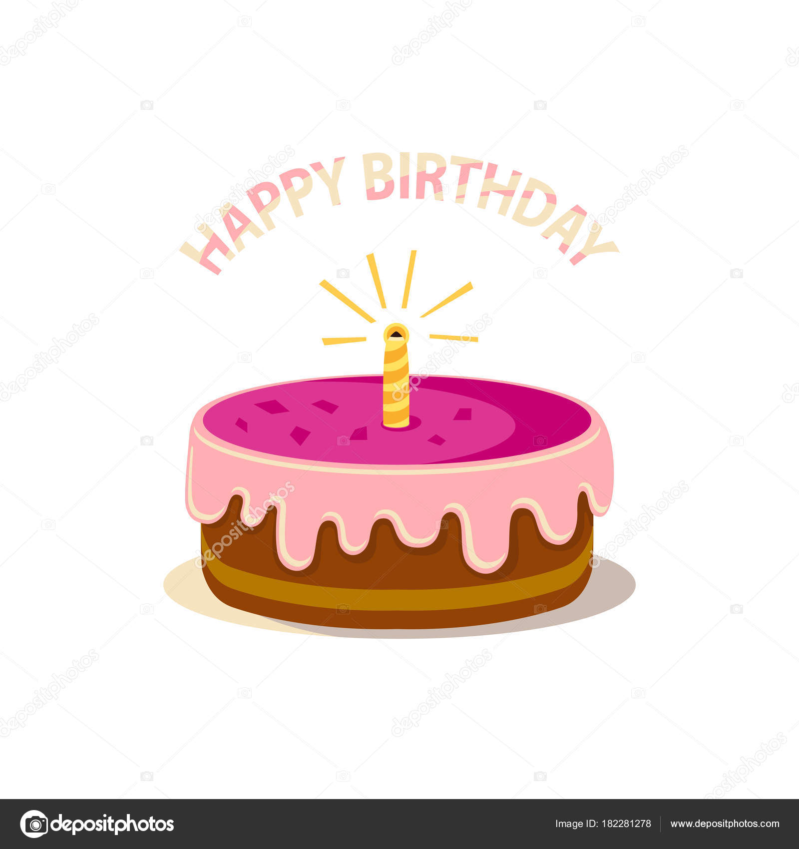 Happy Birthday Cake Text Art The Cake Boutique