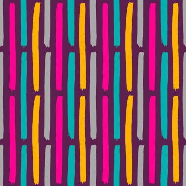 Soyut el şirin renkli arka plan çekilmiş. Vektör boya elemanları ile Seamless Modeli.