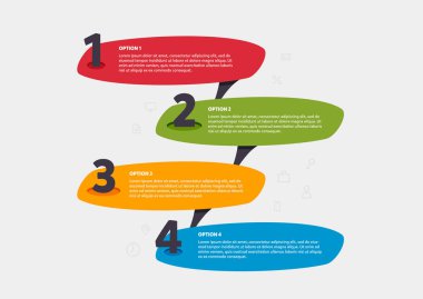 Programı bilgi-grafik şablon