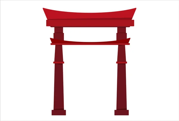 Icono de la pagoda japonesa — Vector de stock