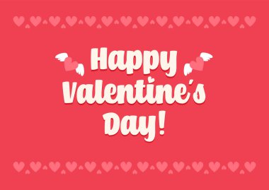 Aziz Sevgililer günü tebrik kartı