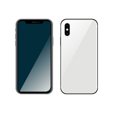 Akıllı telefon yaratıcı logo tasarım vektör şablonu