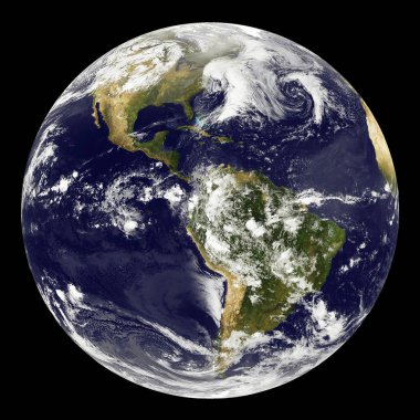 Nasa, 30 Mart 2010 'da Dünya' yı gösteren 12 uydu görüntüsünü gösteriyor.