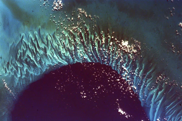 바다의 바하마 Nasa 이미지의 — 스톡 사진