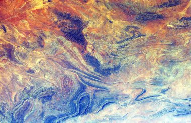 Torrens Gölü ve Avustralya Kırsalı. Bu görüntünün unsurları Nasa tarafından desteklenmektedir