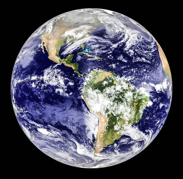 Megy Műholdas Kép Mutatja Föld Március 2010 Elemei Ezt Képet — Stock Fotó
