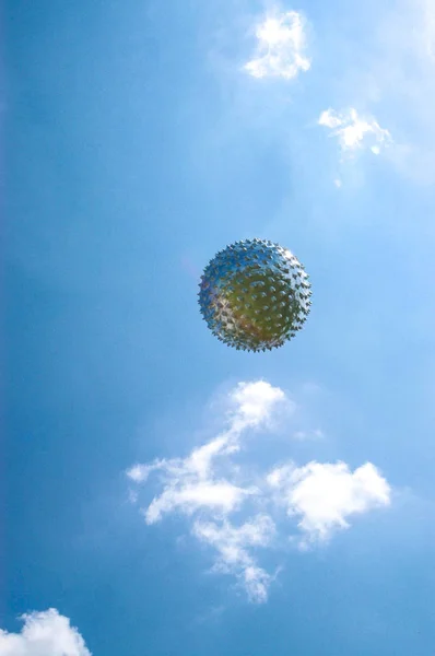 An upper-level weather balloon sails into the sky after release from the Cape Canaveral weather station in Florida. elements of this image furnished by nasa