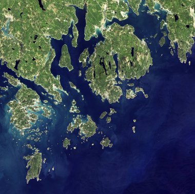 Acadia Ulusal Parkı Amerika 'nın en çok ziyaret edilen parklarından biridir. Bu görüntünün unsurları Nasa tarafından desteklenmektedir