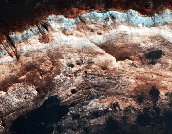 Mars Felderítő Orbiter Kép Elemei Által Nyújtott Nasa — Stock Fotó