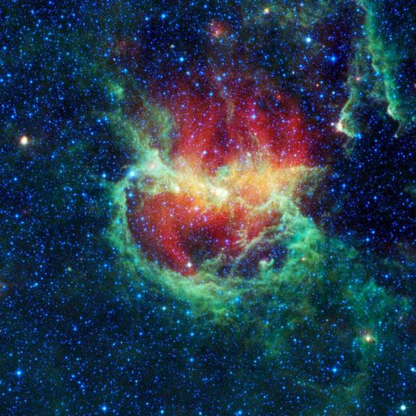 Imagen Una Nebulosa Tomada Con Telescopio Nasa Elementos Esta Imagen — Foto de Stock