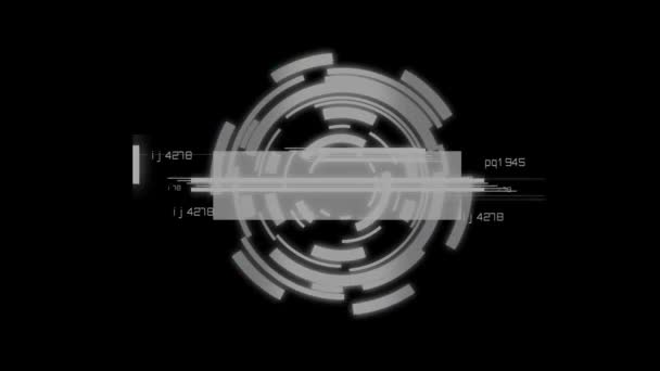 Abstracto Círculo Tecnología Stock Vídeo Metraje — Vídeos de Stock