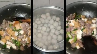 Kısa klip pişirme köftesi en iyi stok video görüntüsü