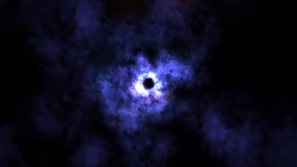 Pegamento Galaxia Cósmica Mejor Material Archivo Vídeo — Vídeo de stock