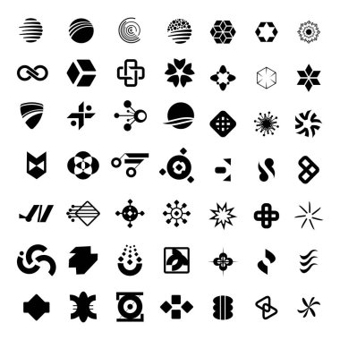 abstract logo design vector business collection
