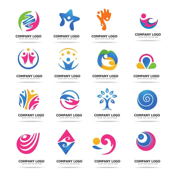 地域のロゴデザインベクトルを — ストックベクタ
