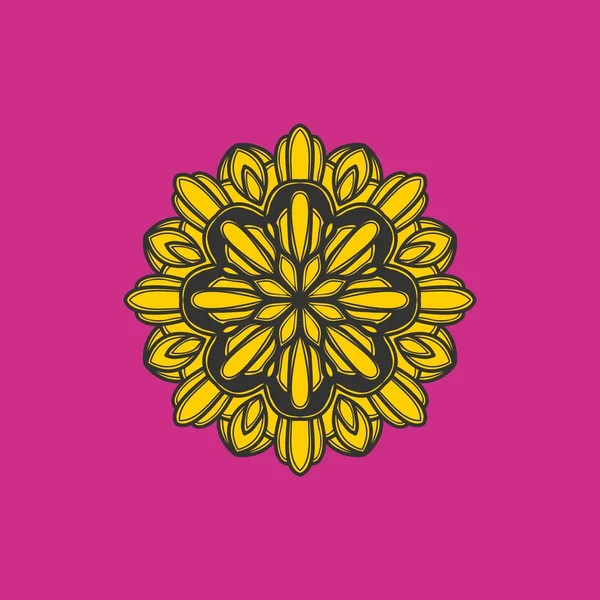 Abstrakt Lyx Natur Mandala Prydnad Logo Design Mall Vektor — Stock vektor