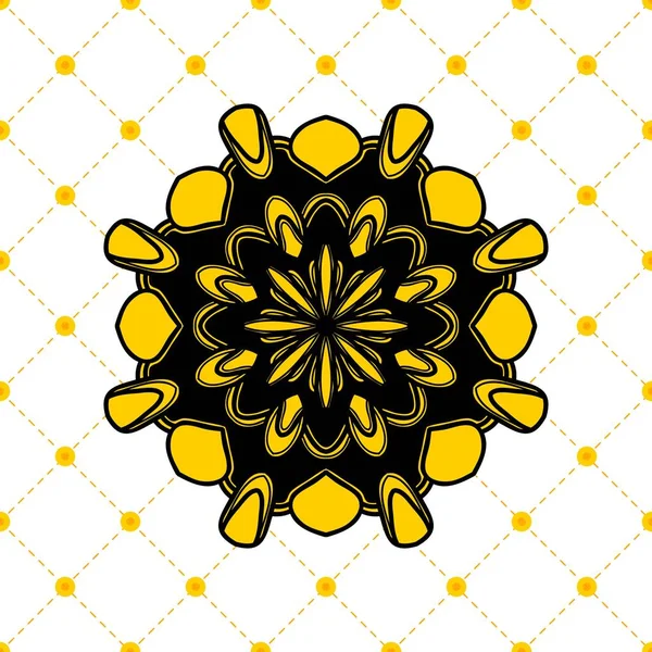 Абстрактний Розкішний Колір Мандала Сучасний Креативний Вектор Дизайну Логотипу — стоковий вектор
