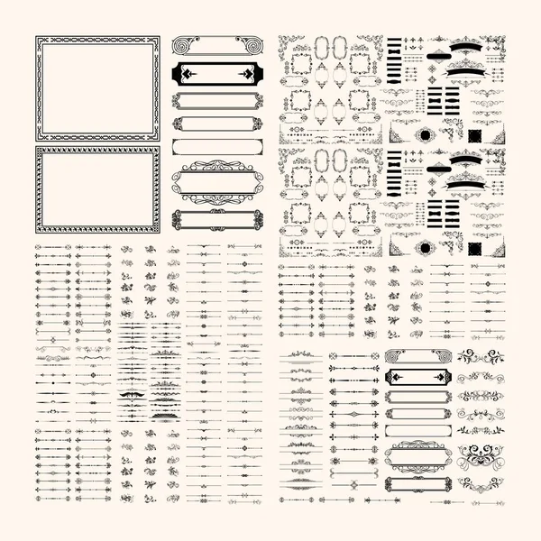 Набір Ретро Преміум Вінтажних Значків Векторний Шаблон Дизайну Бізнес Логотипу — стоковий вектор