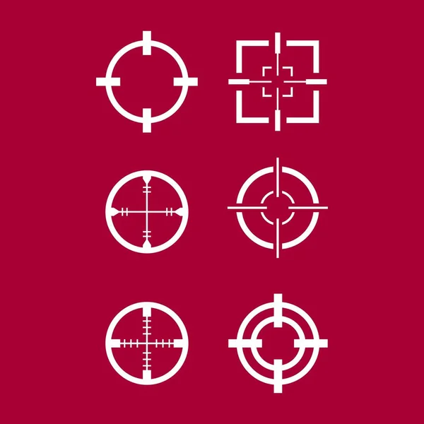 Set Cacciatore Caccia Business Logo Modello Vettoriale Progettazione — Vettoriale Stock
