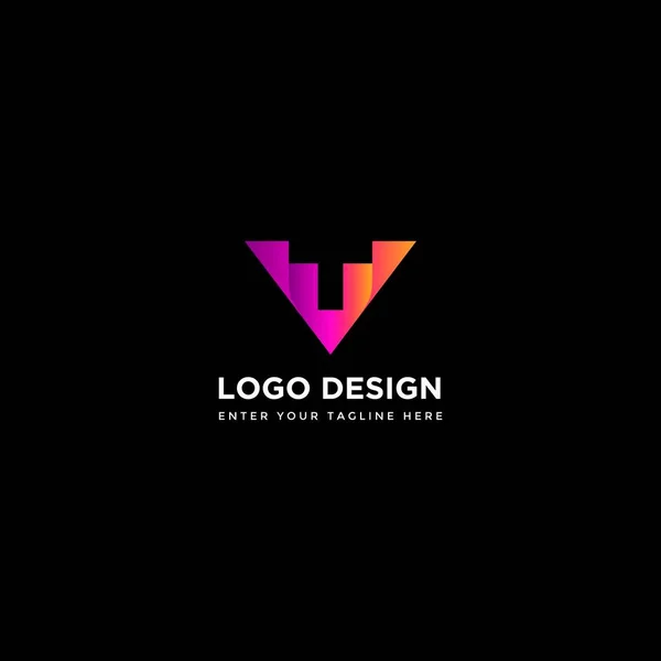 Brief Business Logo Design Vektor Template Element — Stockvektor