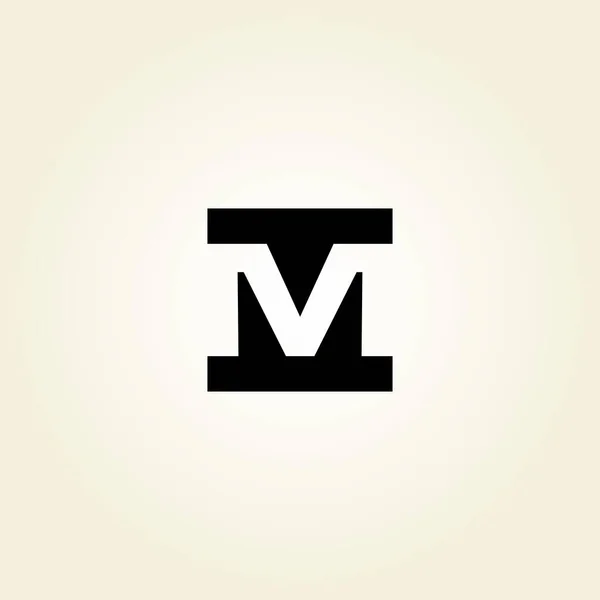 Modelo Vetor Design Logotipo Negócios Carta — Vetor de Stock