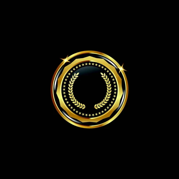 Abstrait Luxe Premium Badge Entreprise Logo Conception Vectoriel Modèle — Image vectorielle