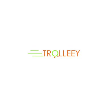 trolleey iş logosu tasarım vektör şablonu