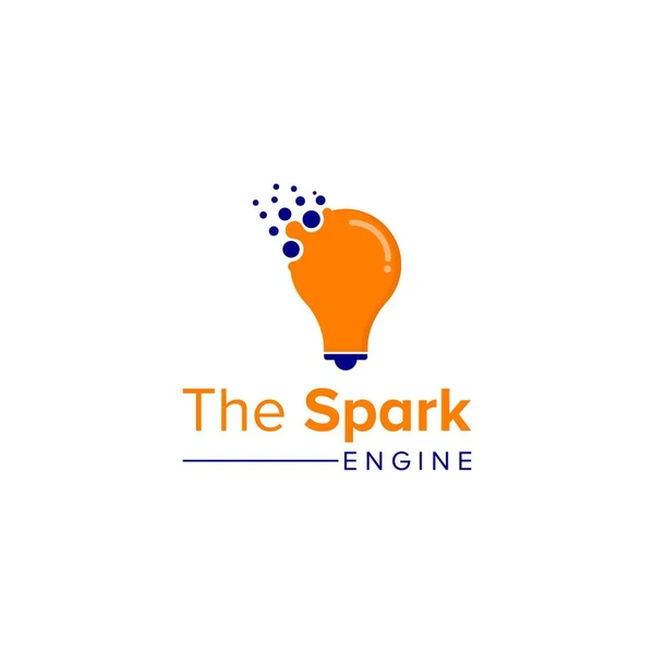 Spark Business Logo Design Vector Template — Stock Vector