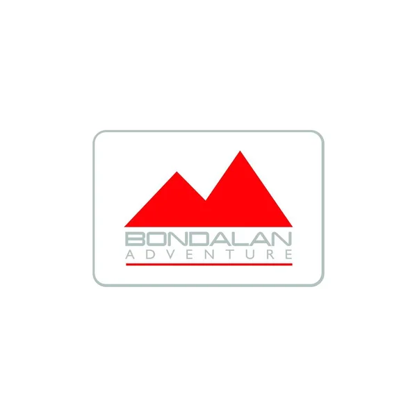 Berg Företag Logotyp Design Vektor Mall — Stock vektor