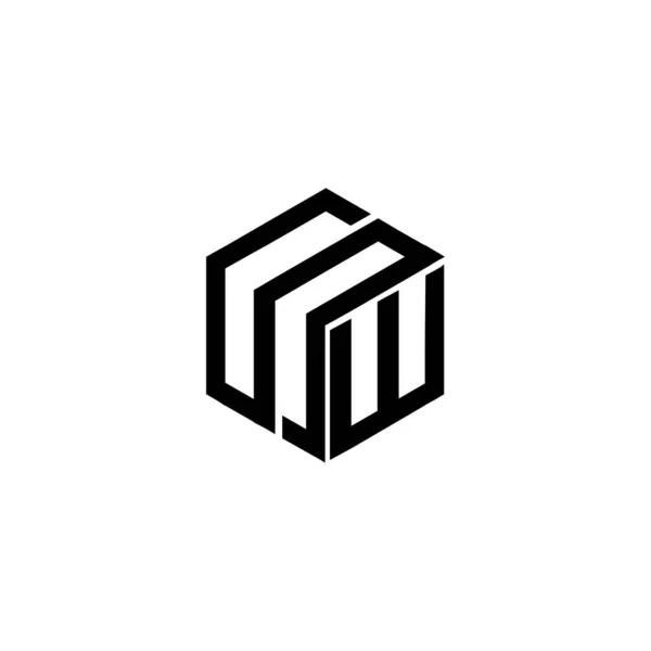 Brief Business Logo Ontwerp Vector Template — Stockvector