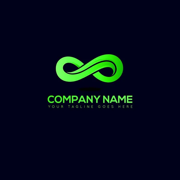 Modèle Vectoriel Conception Logo Entreprise Infinity — Image vectorielle