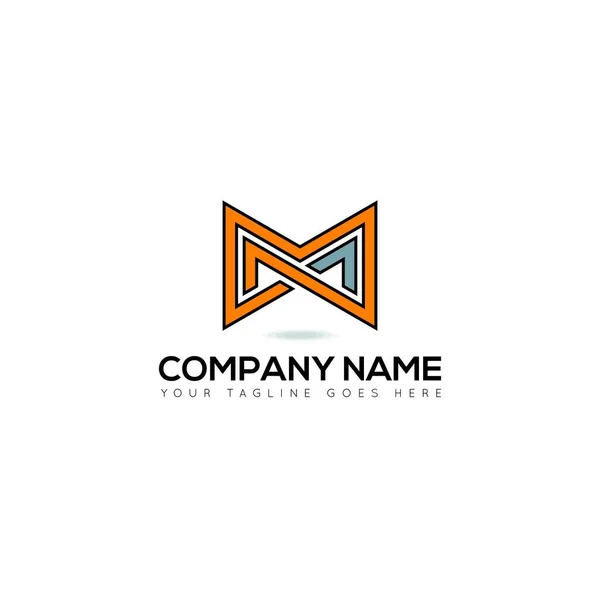 Modelo Vetor Design Logotipo Negócios Carta — Vetor de Stock