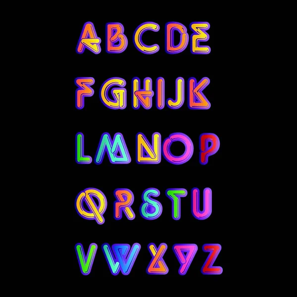 Conjunto Letras Tipográficas Logotipo Diseño Vector Plantilla — Archivo Imágenes Vectoriales