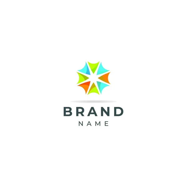 Marca Business Logo Modello Vettoriale Progettazione — Vettoriale Stock